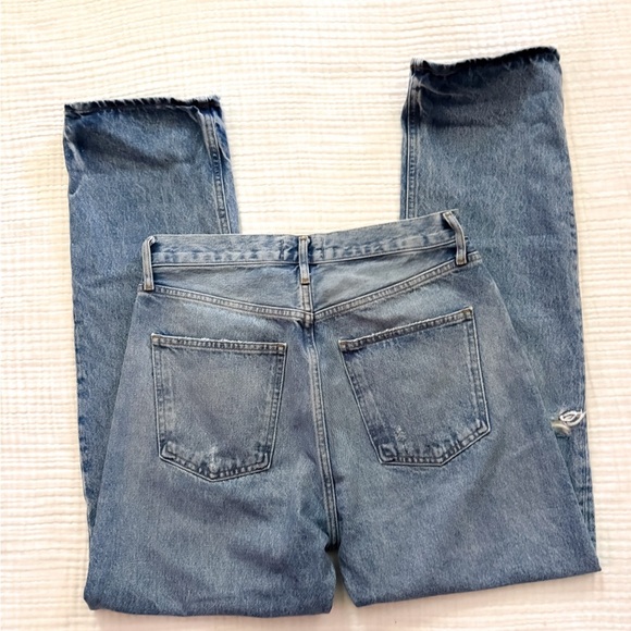 Agolde 90s Pinch Waist High Rise Denim Jeans - Picture 6 of 7